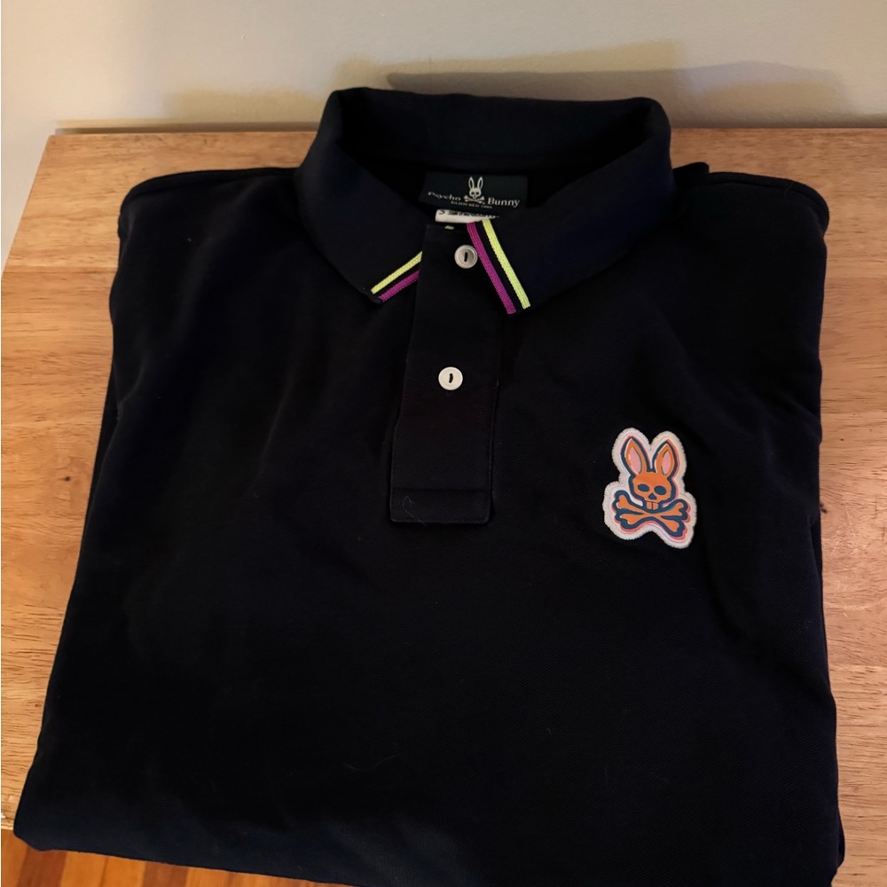 Psycho Bunny Navy Polo Shirt